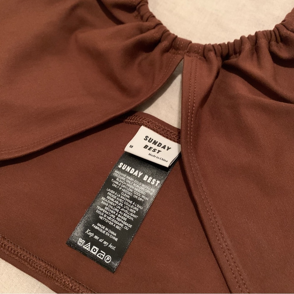 ARITZIA Sunday Best Cora Cognac Halter Top - Picture 7 of 7